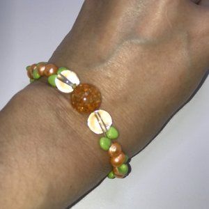 8" Pearl And Jade Bracelet